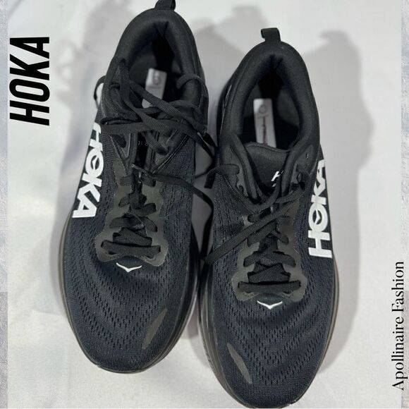 HOKA ONE BIONDI 8 IN BLACK SIZE 9.5 MENS - Picture 4 of 6